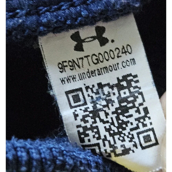 Under Armour Women's Storm Cropped Blue Sweatpants Small Heathered Blue - Picture 5 of 7